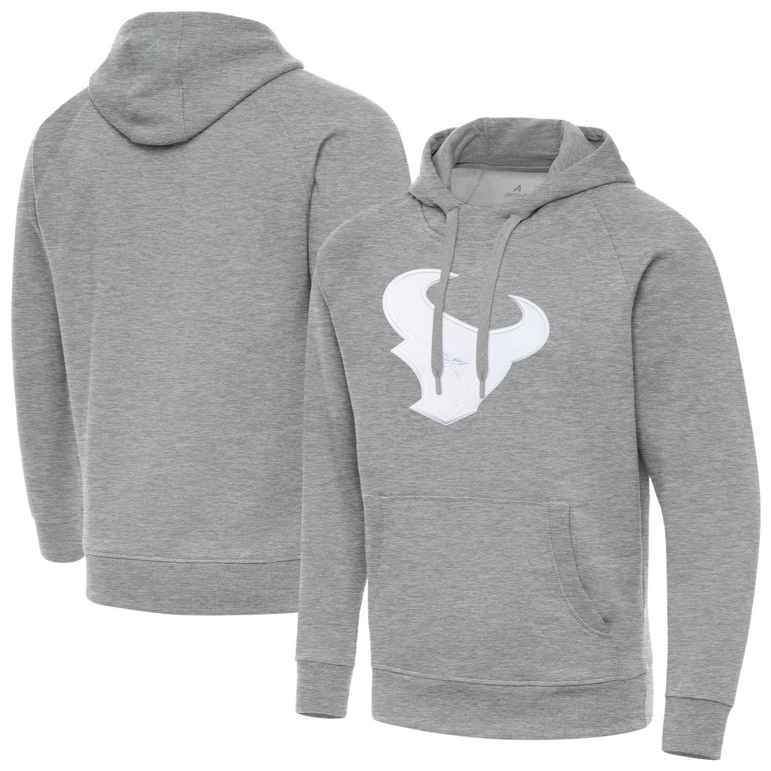 Houston Texans Antigua Victory Pullover Hoodie - Heather Gray online