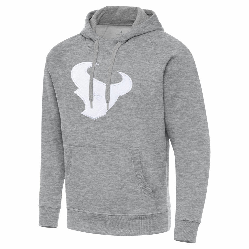 Houston Texans Antigua Victory Pullover Hoodie - Heather Gray online