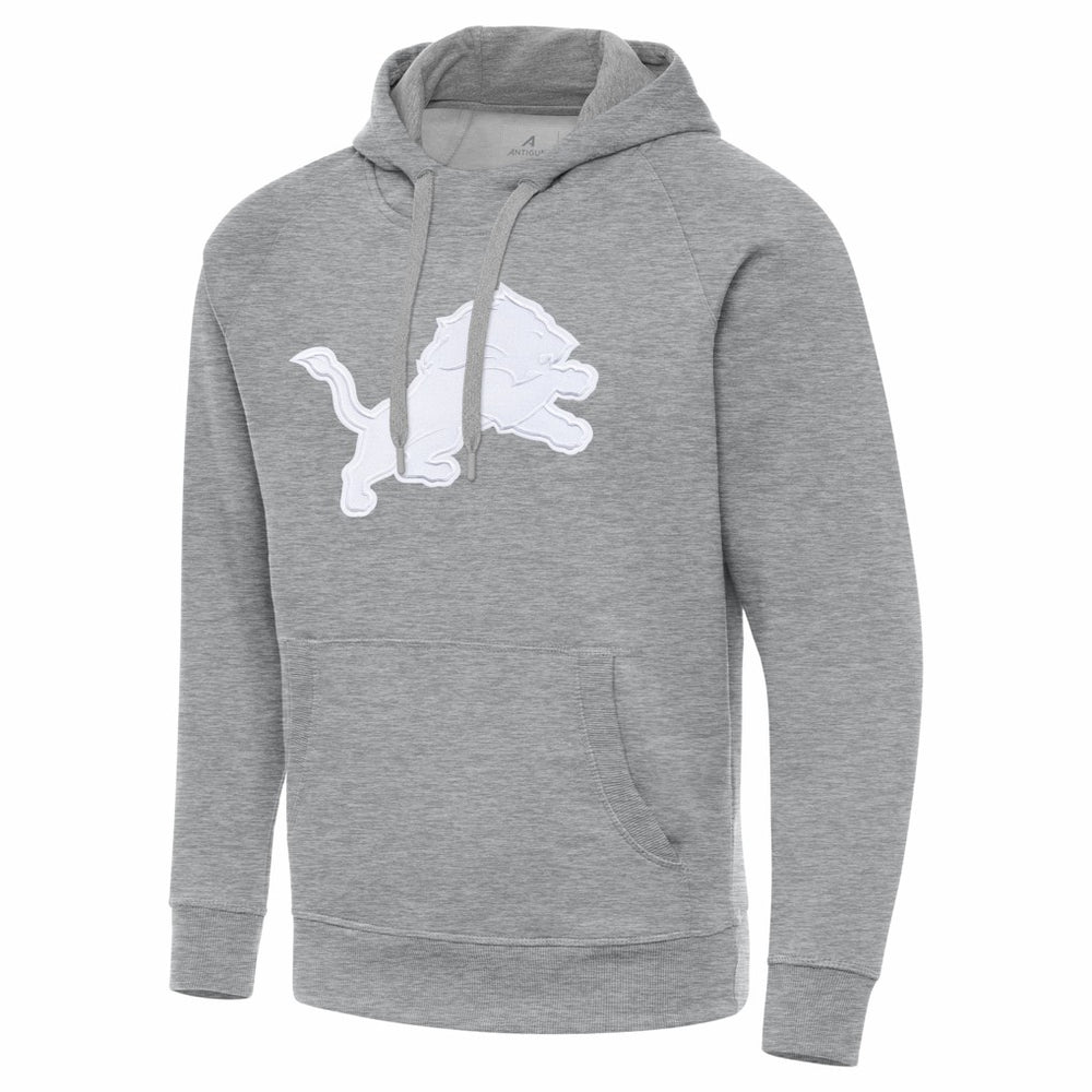 Detroit Lions Antigua Victory Pullover Hoodie - Heather Gray online
