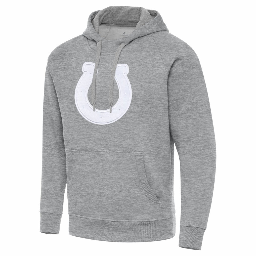 Indianapolis Colts Antigua Victory Pullover Hoodie - Heather Gray outlet