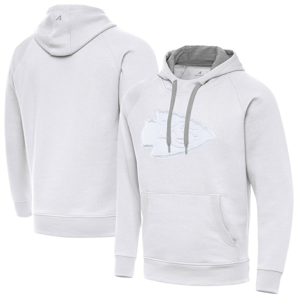Kansas City Chiefs Antigua Victory Pullover Hoodie - White discount