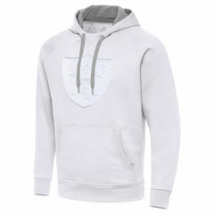 Las Vegas Raiders Antigua Victory Pullover Hoodie - White on sale