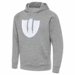 Las Vegas Raiders Antigua Victory Pullover Hoodie - Heather Gray cheap
