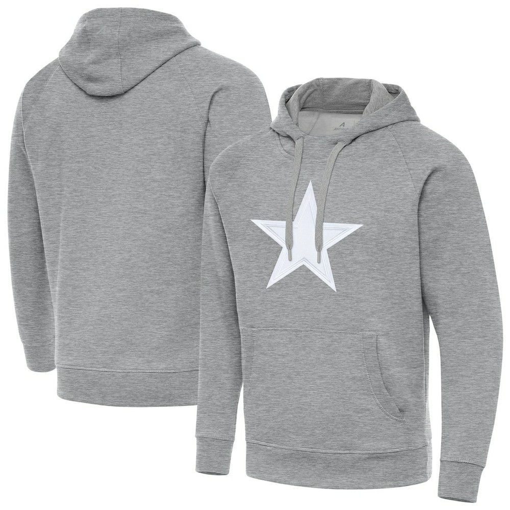Dallas Cowboys Antigua Victory Pullover Hoodie - Heather Gray outlet