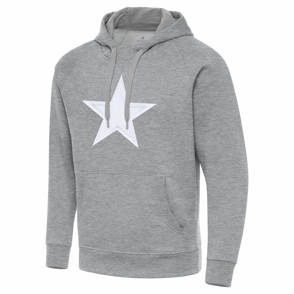 Dallas Cowboys Antigua Victory Pullover Hoodie - Heather Gray outlet