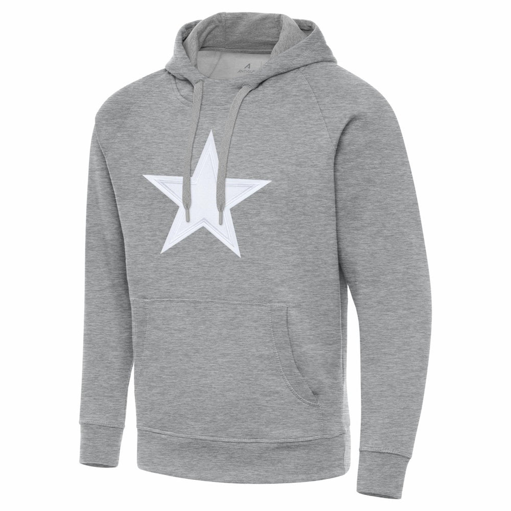 Dallas Cowboys Antigua Victory Pullover Hoodie - Heather Gray outlet