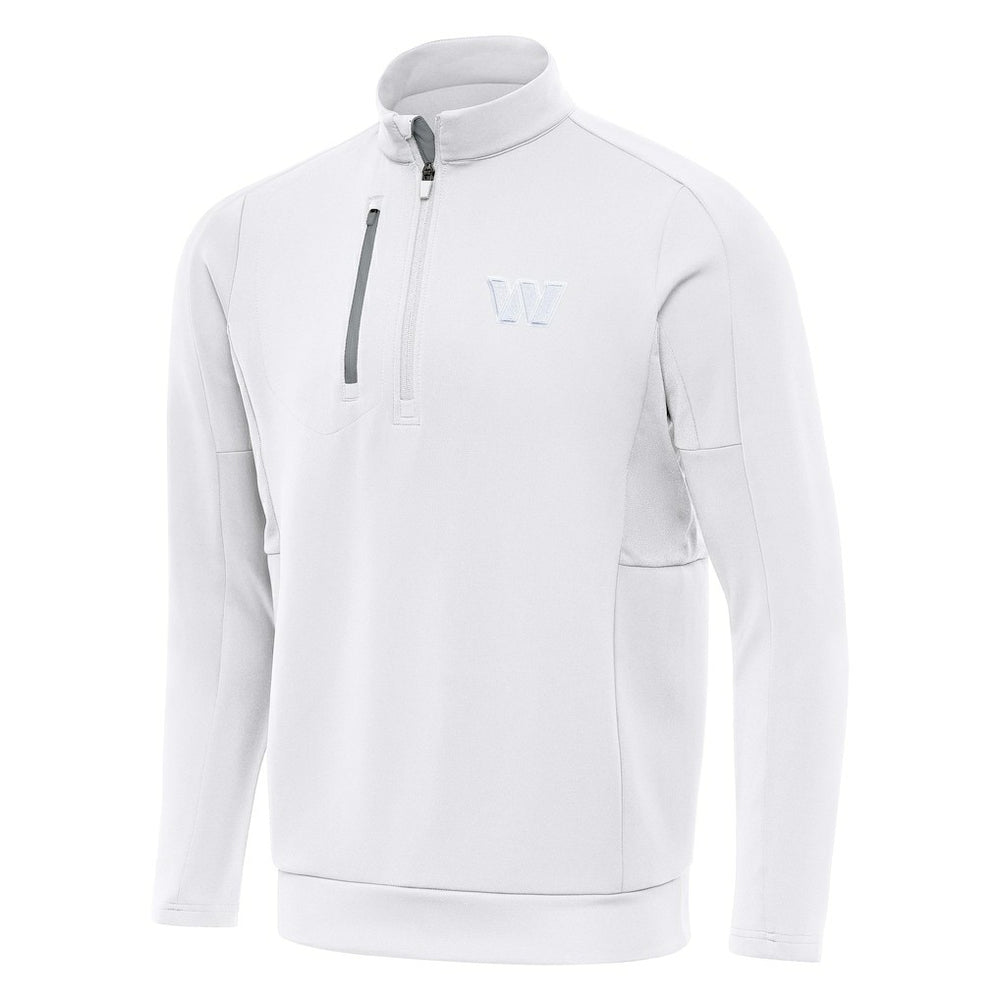 Washington Commanders Antigua Generation Quarter-Zip Jacket - White on sale