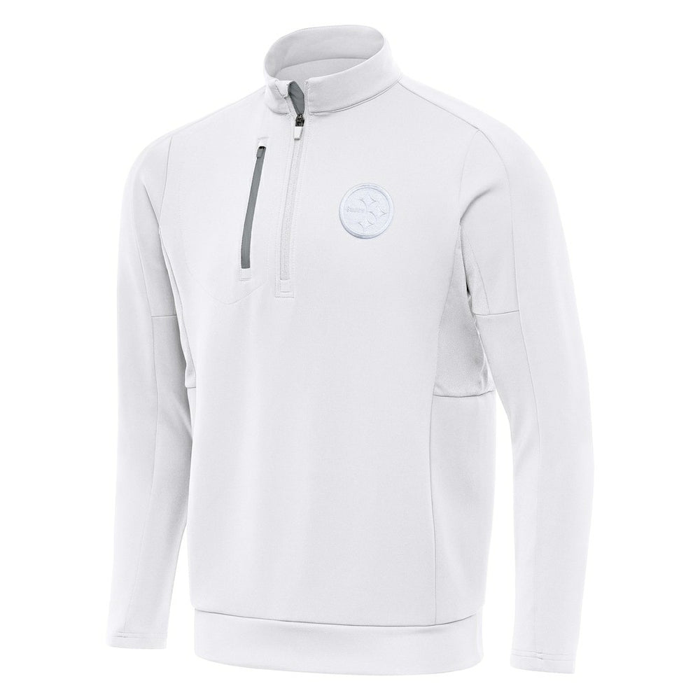 Pittsburgh Steelers Antigua Generation Quarter-Zip Jacket - White outlet