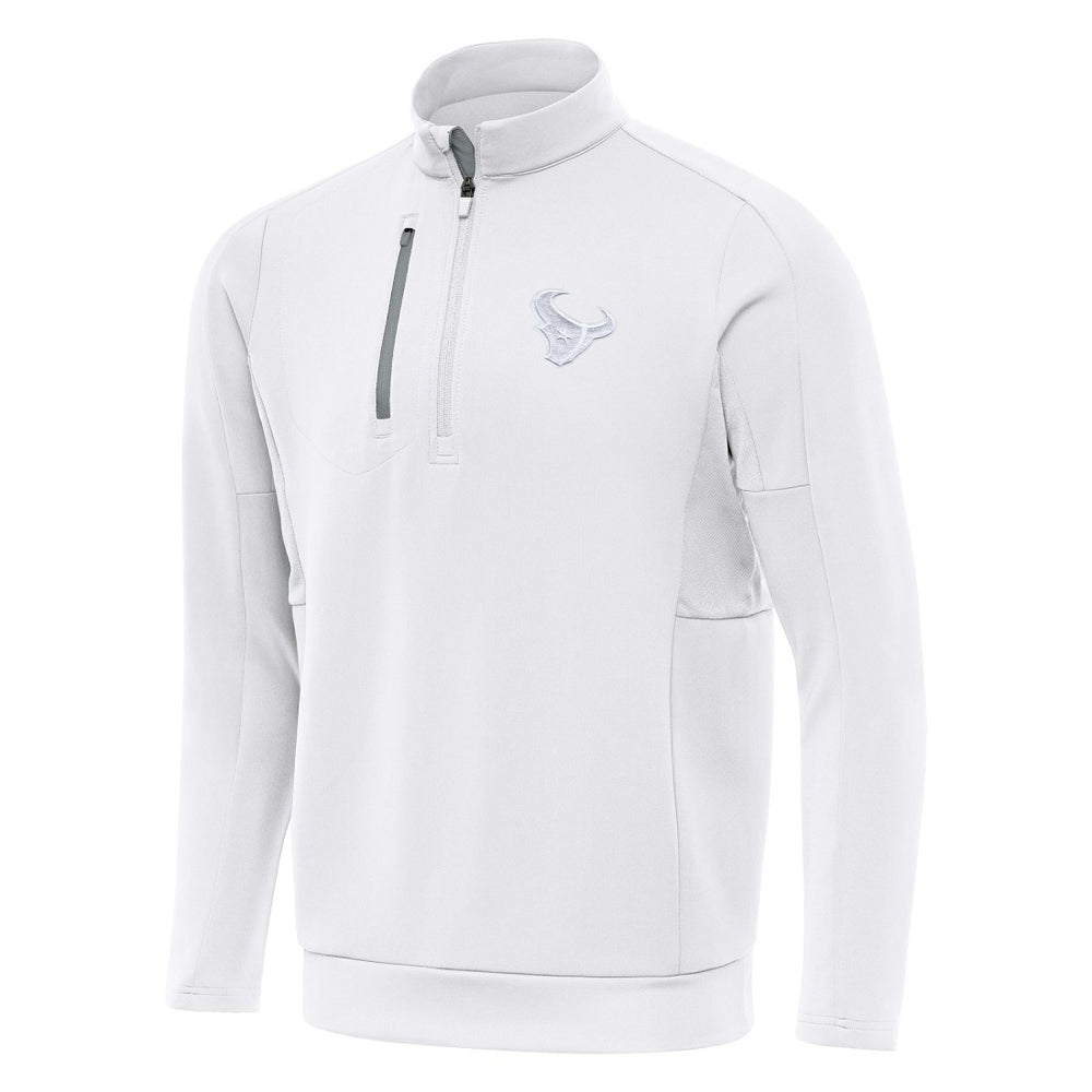 Houston Texans Antigua Generation Quarter-Zip Jacket - White outlet