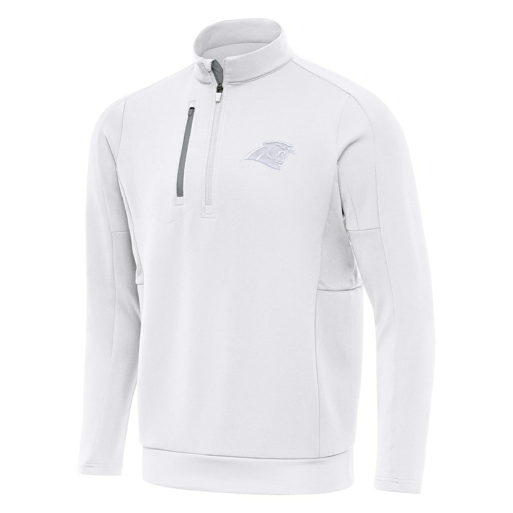 Carolina Panthers Antigua Generation Quarter-Zip Jacket - White cheap