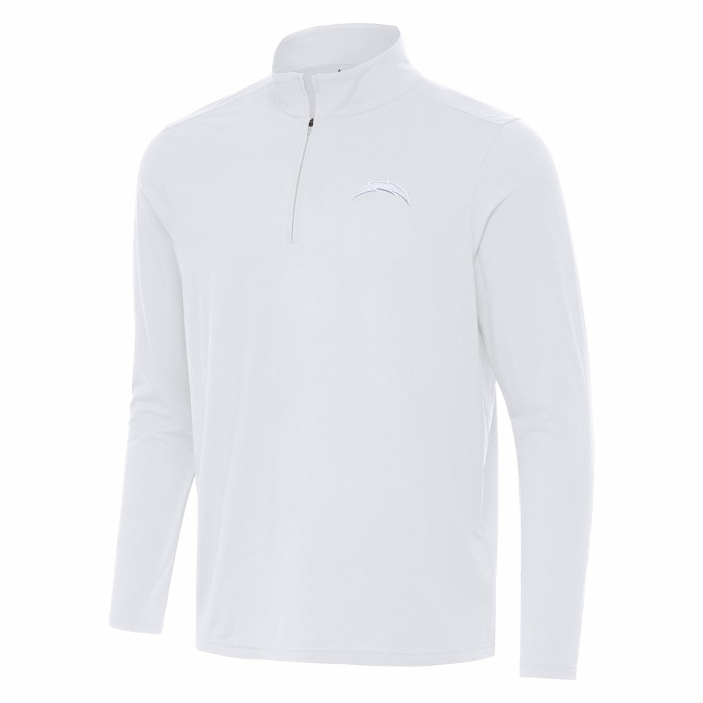 Los Angeles Chargers Antigua Intent Quarter-Zip Jacket - White outlet