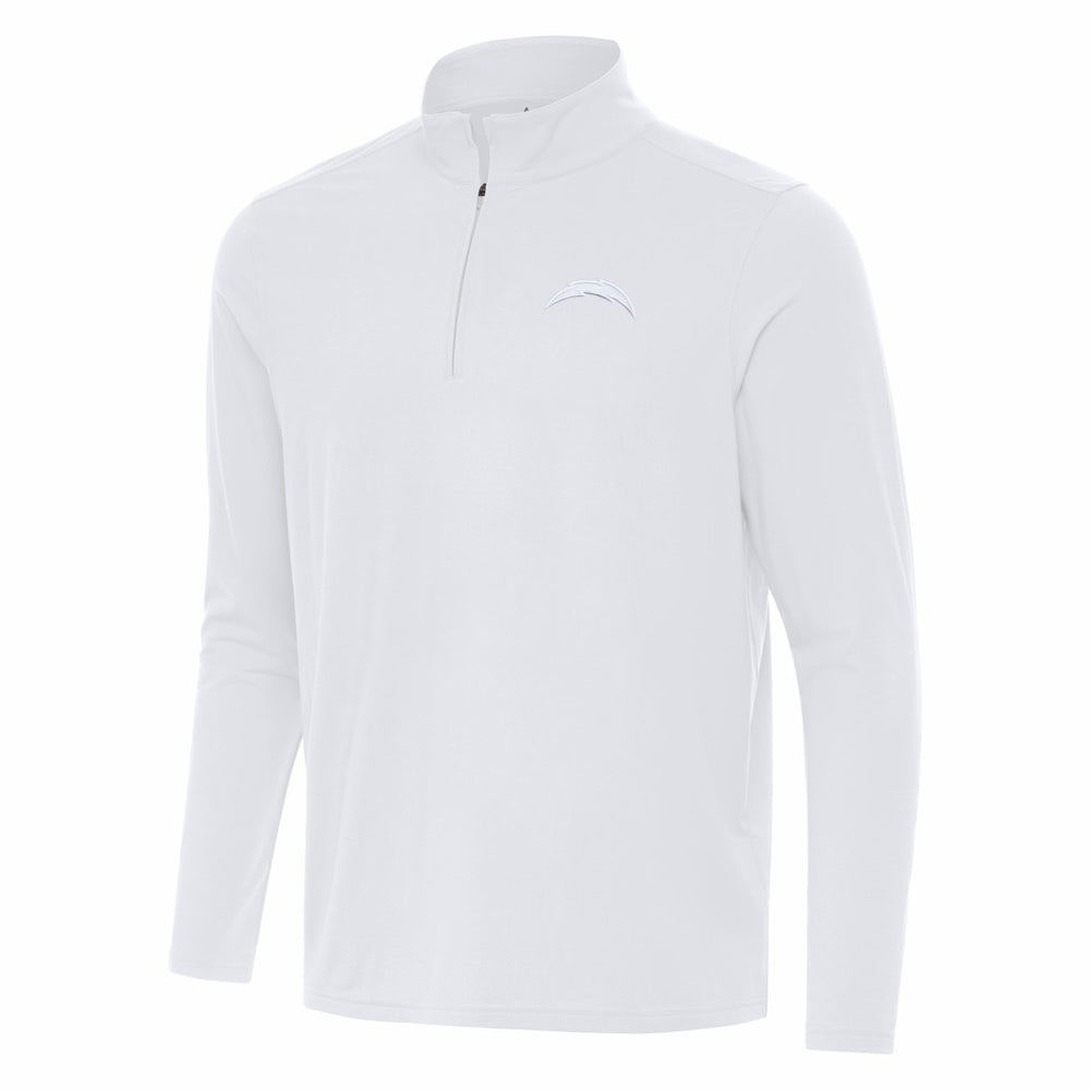Los Angeles Chargers Antigua Intent Quarter-Zip Jacket - White outlet