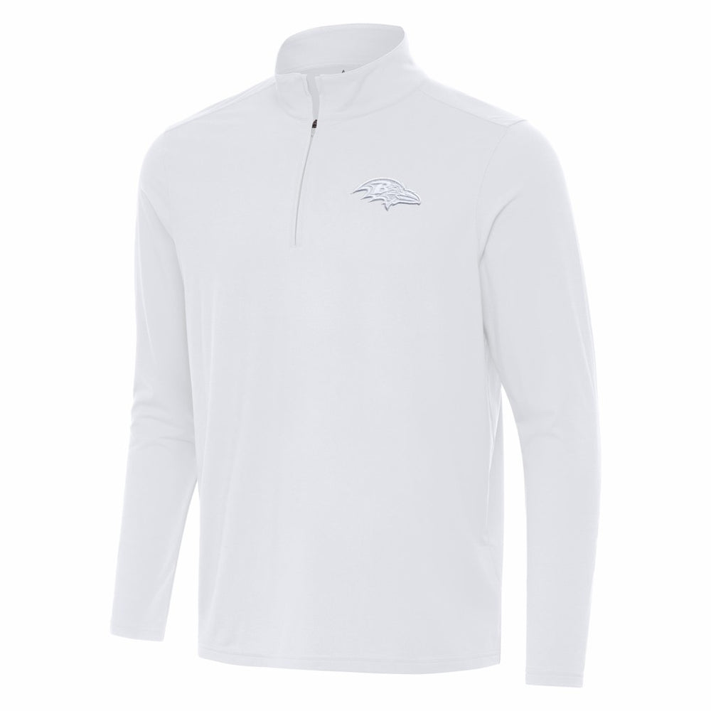 Baltimore Ravens Antigua Intent Quarter-Zip Jacket - White cheap