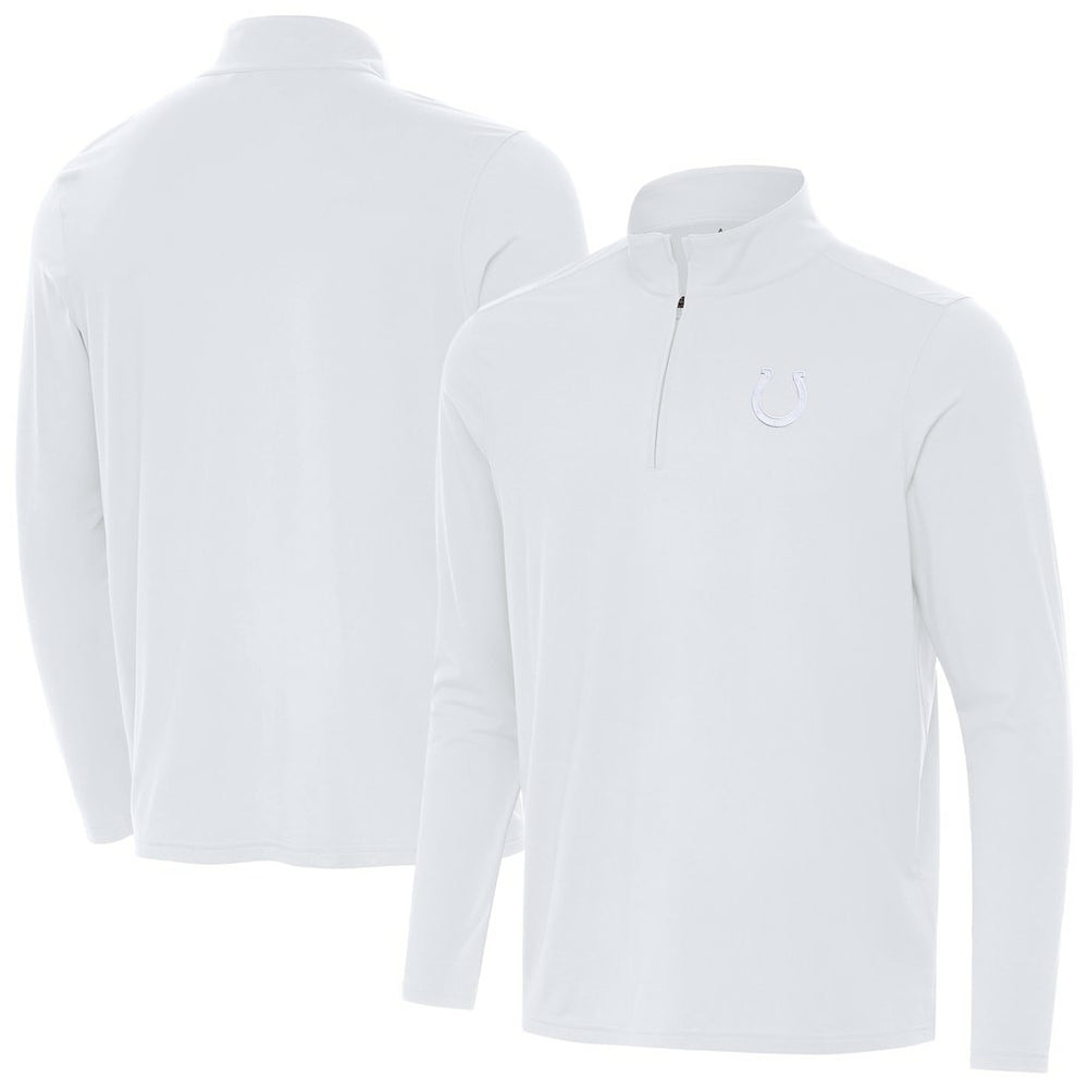Indianapolis Colts Antigua Intent Quarter-Zip Jacket - White cheap