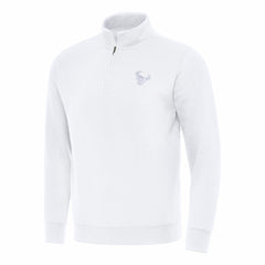 Houston Texans Antigua Victory Quarter-Zip Top - White on sale