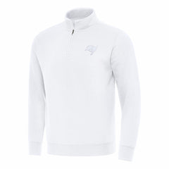 Tampa Bay Buccaneers Antigua Victory Quarter-Zip Top - White outlet