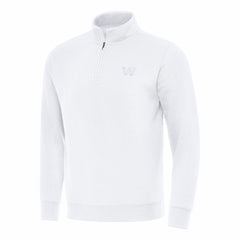 Washington Commanders Antigua Victory Quarter-Zip Top - White cheap