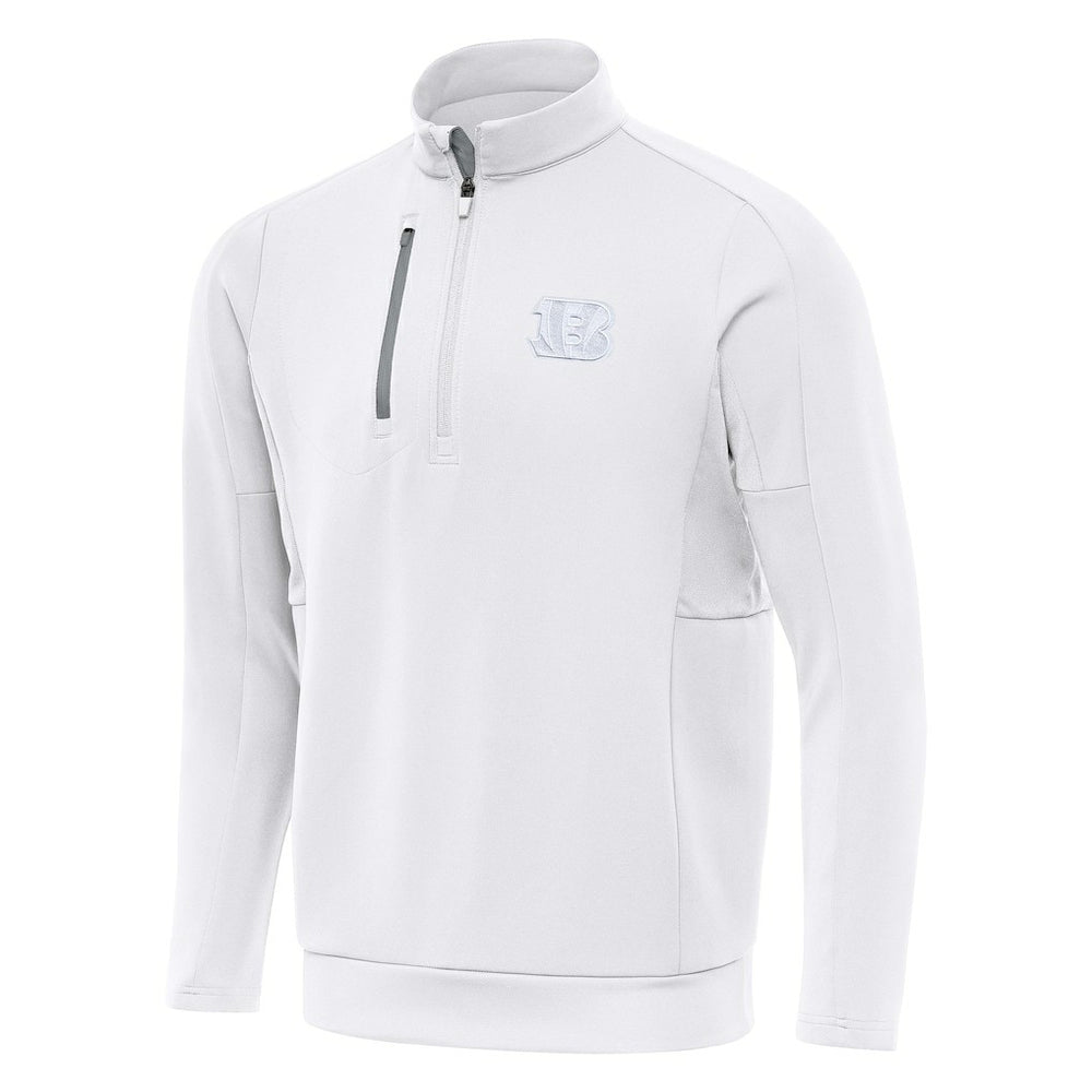 Cincinnati Bengals Antigua Generation Quarter-Zip Top - White outlet