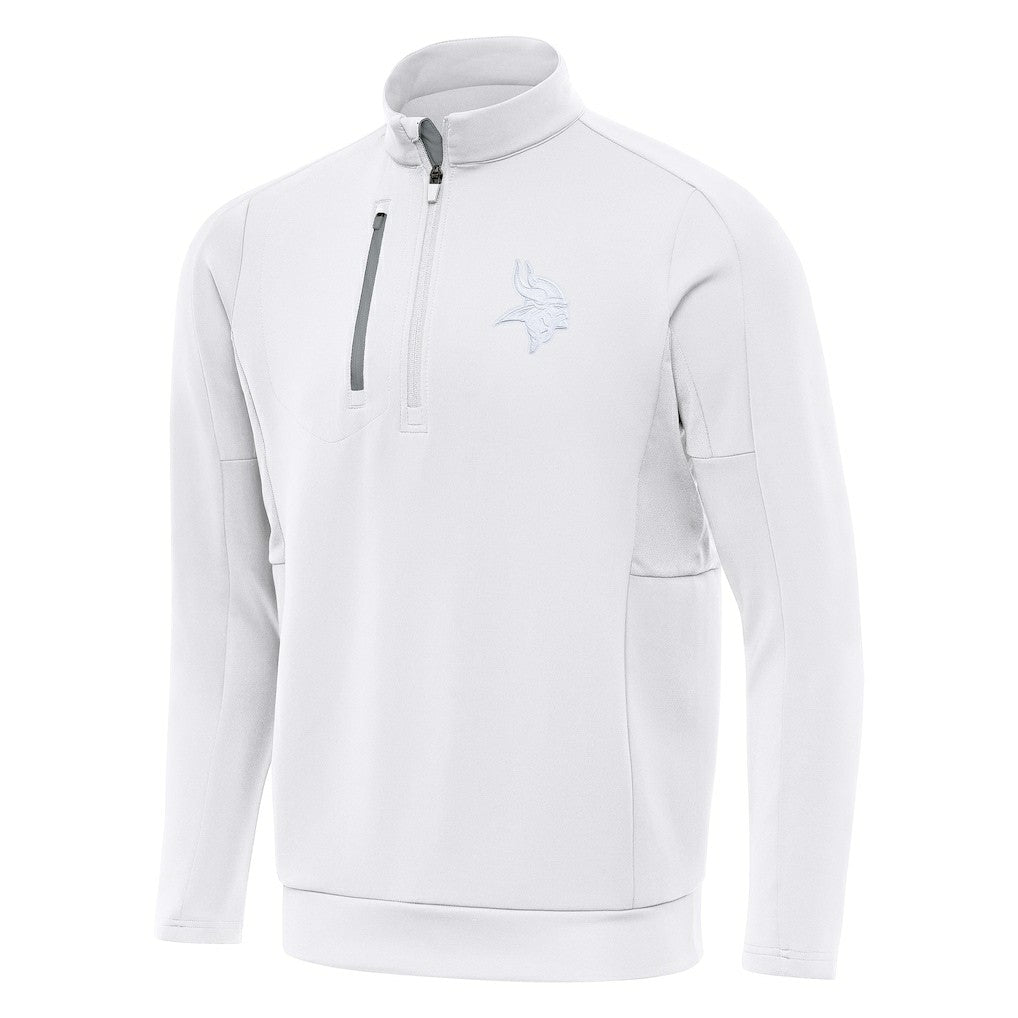 Minnesota Vikings Antigua Generation Quarter-Zip Top - White for sale