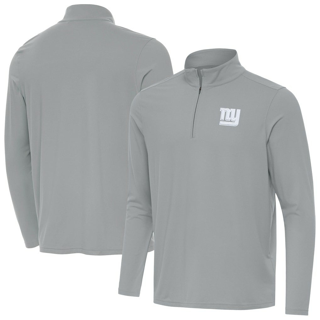 New York Giants Antigua Intent Quarter-Zip Top - Gray on sale