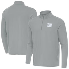 New York Giants Antigua Intent Quarter-Zip Top - Gray on sale