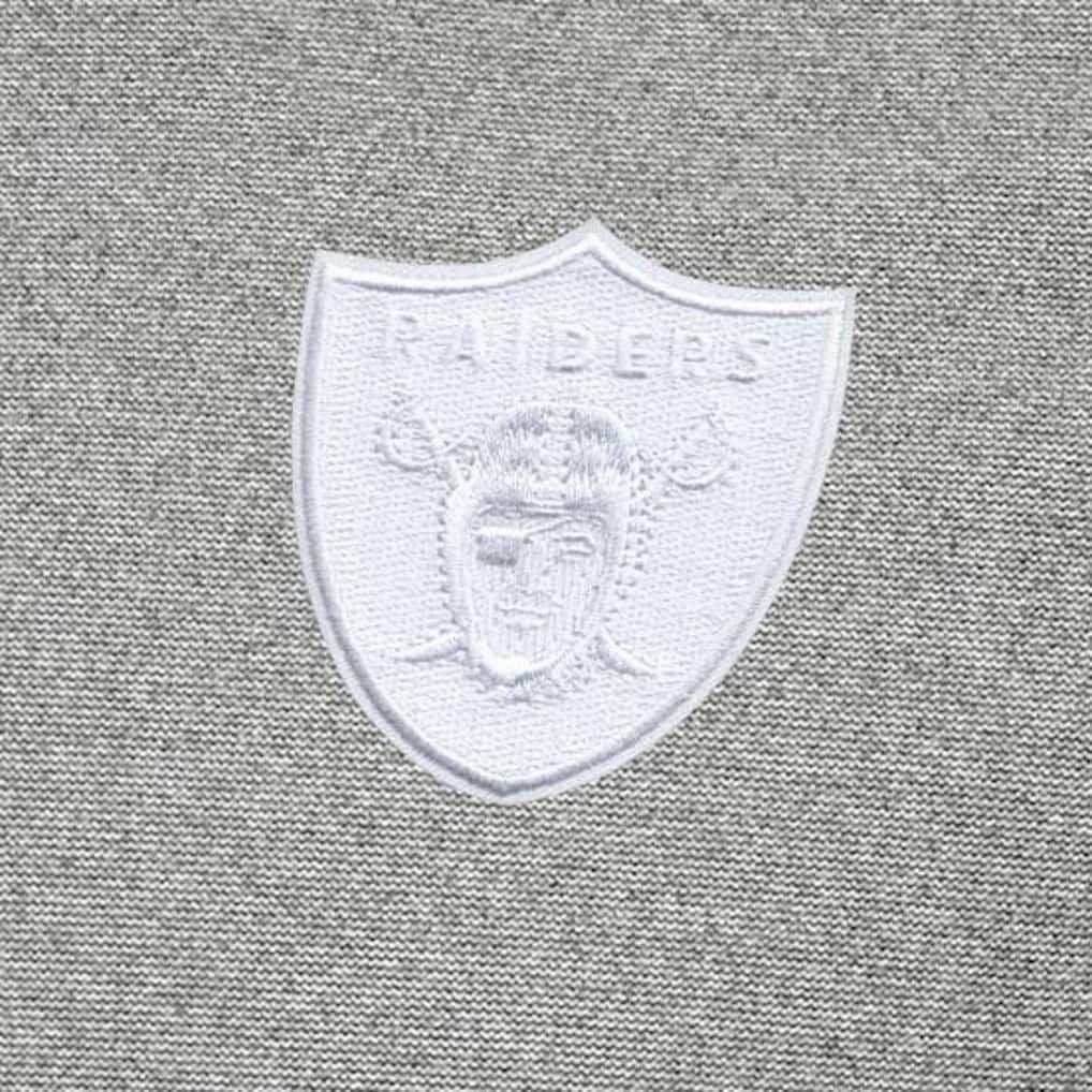 Las Vegas Raiders Antigua Subtle Quarter-Zip Top - Heather Gray sale