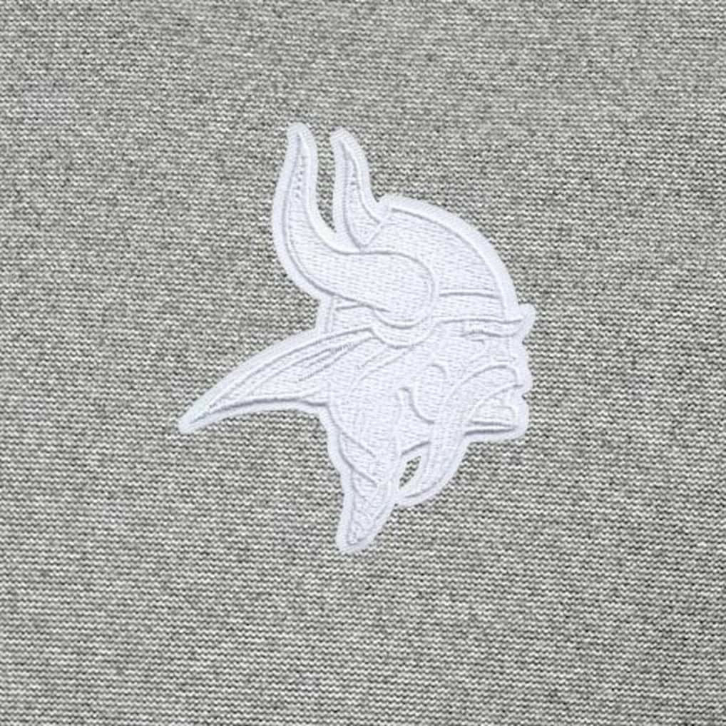 Minnesota Vikings Antigua Subtle Quarter-Zip Top - Heather Gray cheap
