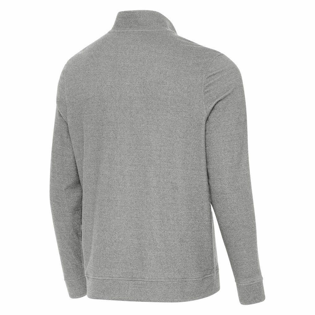 Buffalo Bills Antigua Subtle Quarter-Zip Top - Heather Gray on sale