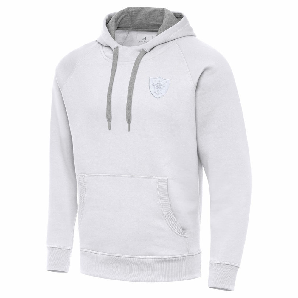 Las Vegas Raiders Antigua Victory Pullover Hoodie - White online