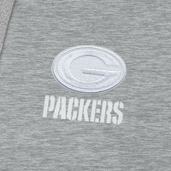 Green Bay Packers Antigua Victory Pullover Hoodie - Heather Gray for sale