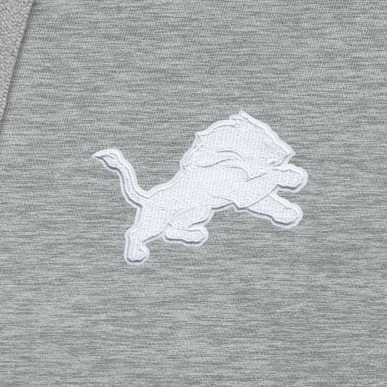 Detroit Lions Antigua Victory Pullover Hoodie - Heather Gray cheap