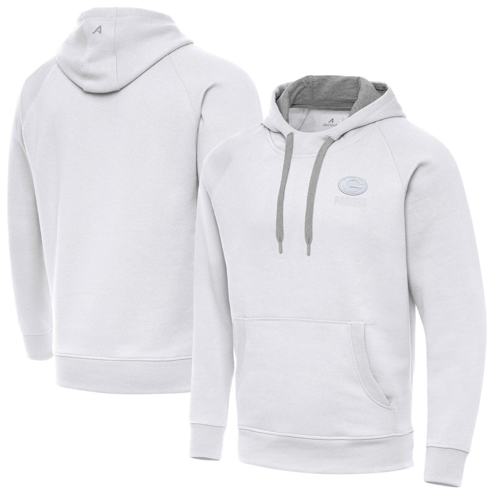 Green Bay Packers Antigua Victory Pullover Hoodie - White discount