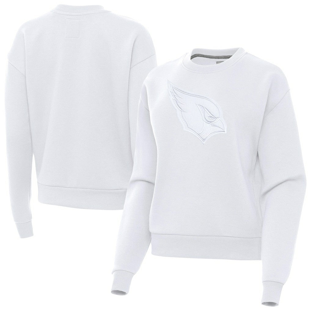 Arizona Cardinals Antigua Women's Victory Pullover Sweatshirt - White for sale