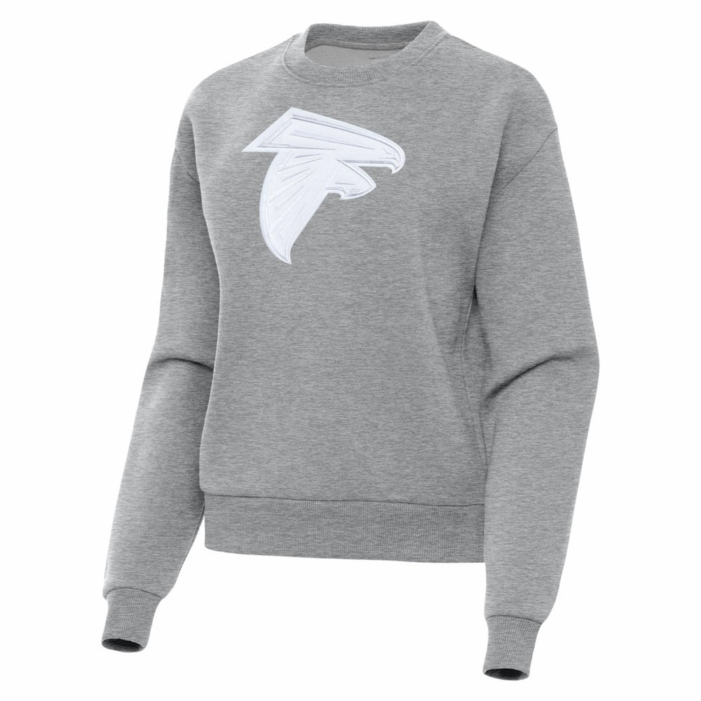 Atlanta Falcons Antigua Women's Victory Pullover Sweatshirt - Heather Gray for sale