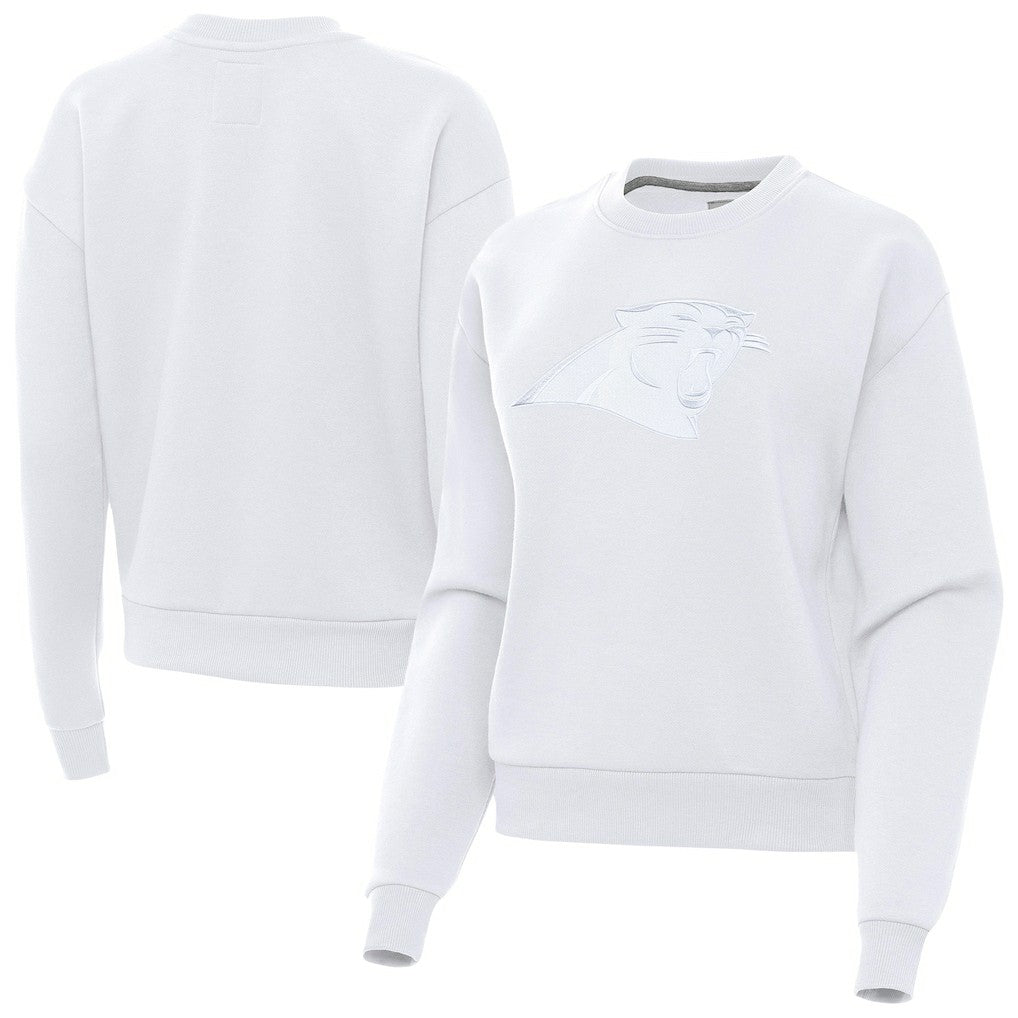 Carolina Panthers Antigua Women's Victory Pullover Sweatshirt - White outlet