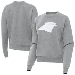 Carolina Panthers Antigua Women's Victory Pullover Sweatshirt - Heather Gray discount