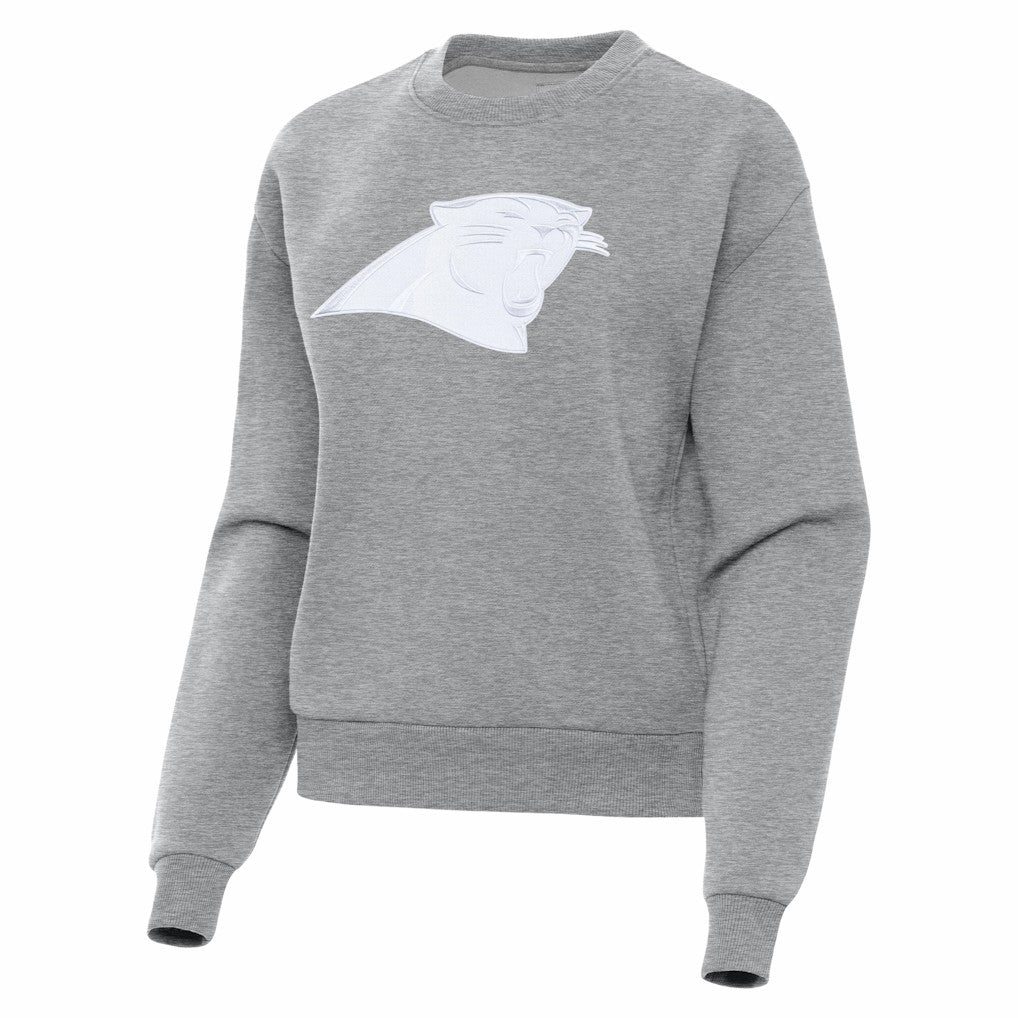 Carolina Panthers Antigua Women's Victory Pullover Sweatshirt - Heather Gray discount