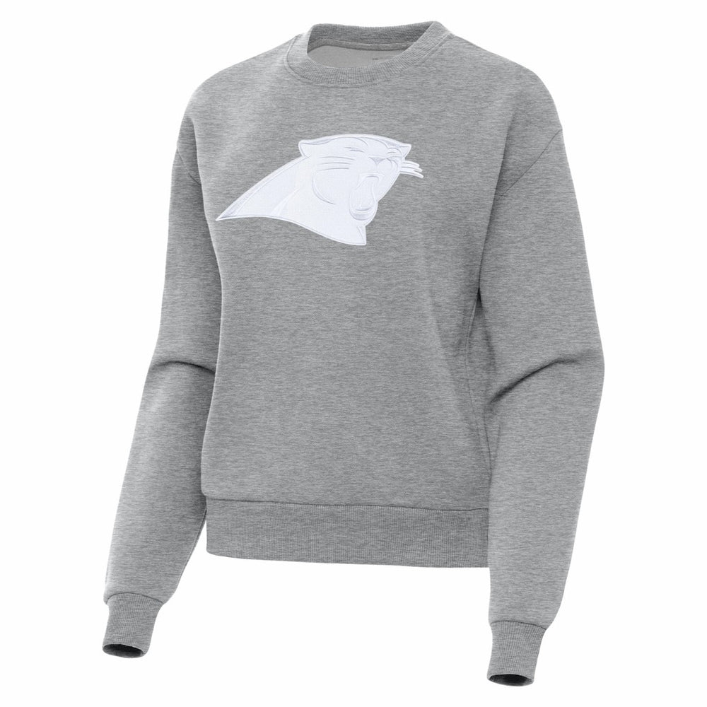 Carolina Panthers Antigua Women's Victory Pullover Sweatshirt - Heather Gray discount