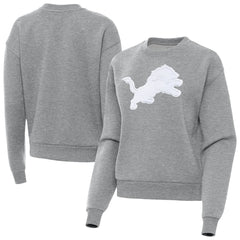 Detroit Lions Antigua Women's Victory Pullover Sweatshirt - Heather Gray for sale