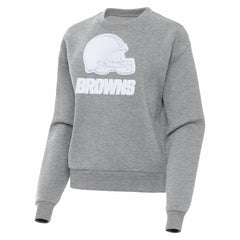 Cleveland Browns Antigua Women's Victory Pullover Sweatshirt - Heather Gray sale