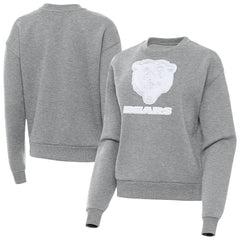 Chicago Bears Antigua Women's Victory Pullover Sweatshirt - Heather Gray on sale