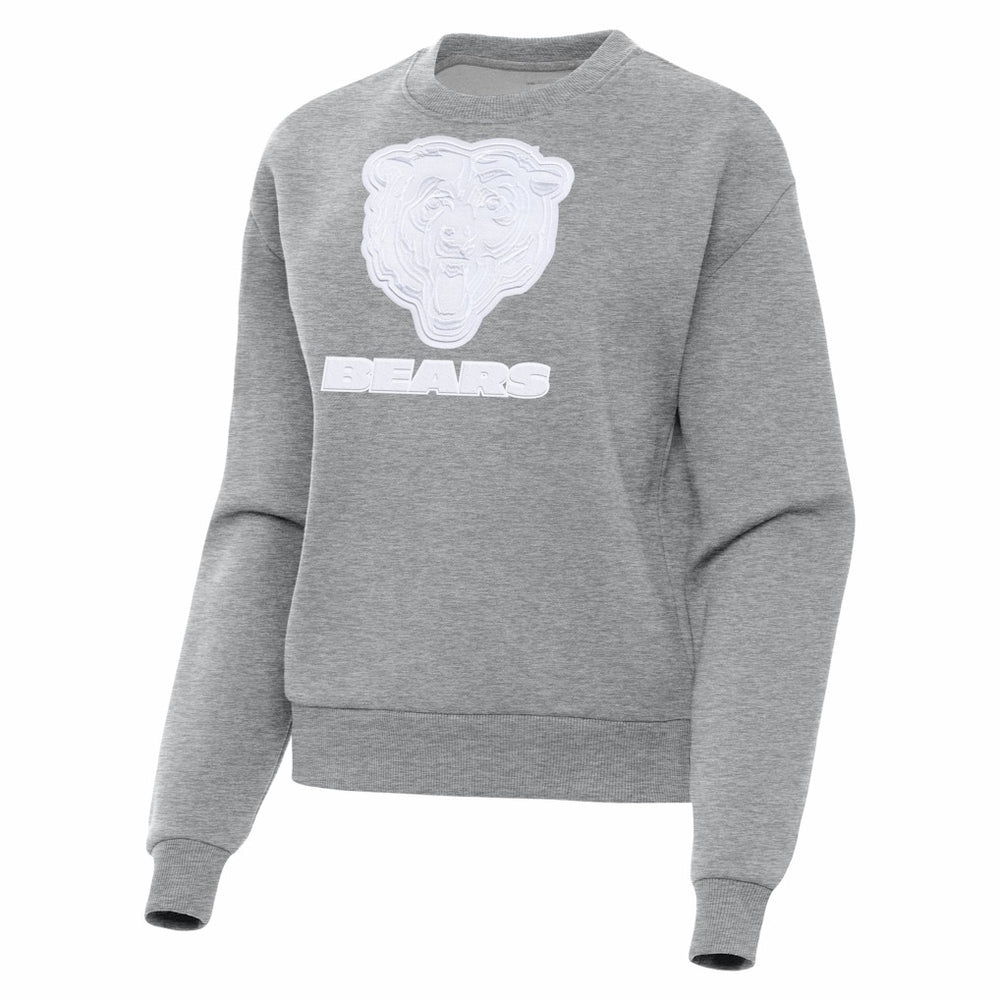 Chicago Bears Antigua Women's Victory Pullover Sweatshirt - Heather Gray on sale