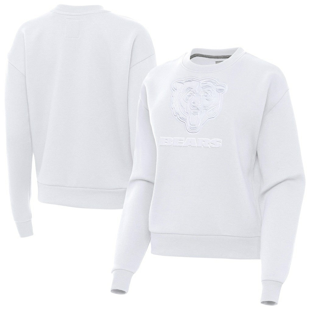 Chicago Bears Antigua Women's Victory Pullover Sweatshirt - White discount
