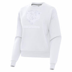 Chicago Bears Antigua Women's Victory Pullover Sweatshirt - White discount