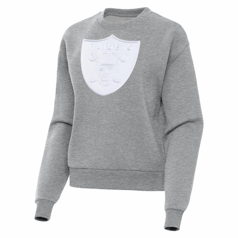 Las Vegas Raiders Antigua Women's Victory Pullover Sweatshirt - Heather Gray outlet