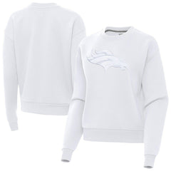 Denver Broncos Antigua Women's Victory Pullover Sweatshirt - White cheap