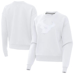 Houston Texans Antigua Women's Victory Pullover Sweatshirt - White cheap