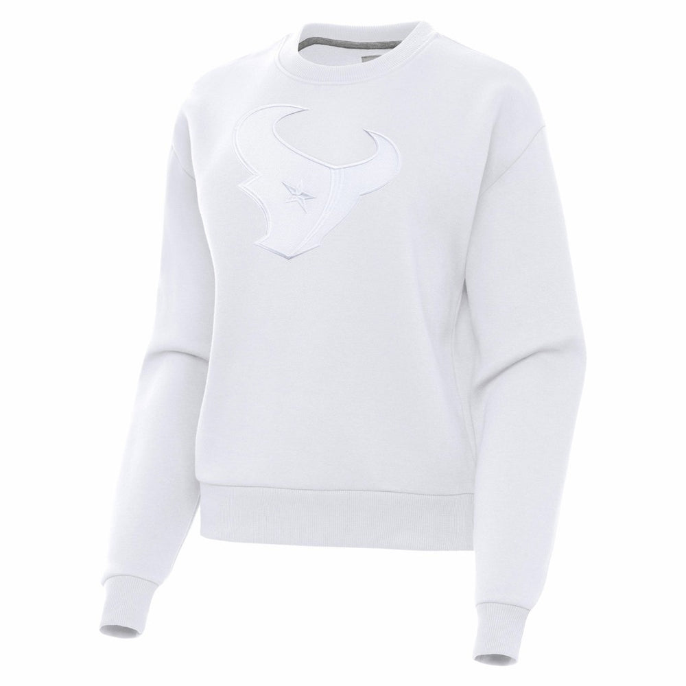 Houston Texans Antigua Women's Victory Pullover Sweatshirt - White cheap