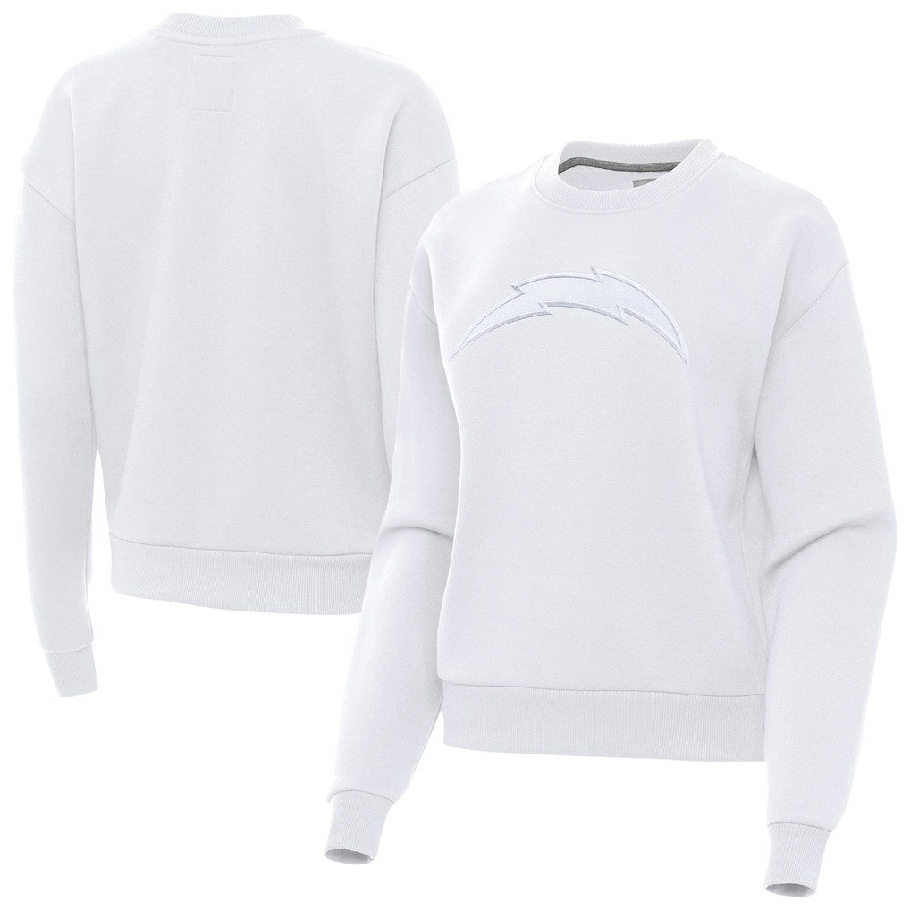 Los Angeles Chargers Antigua Women's Victory Pullover Sweatshirt - White online