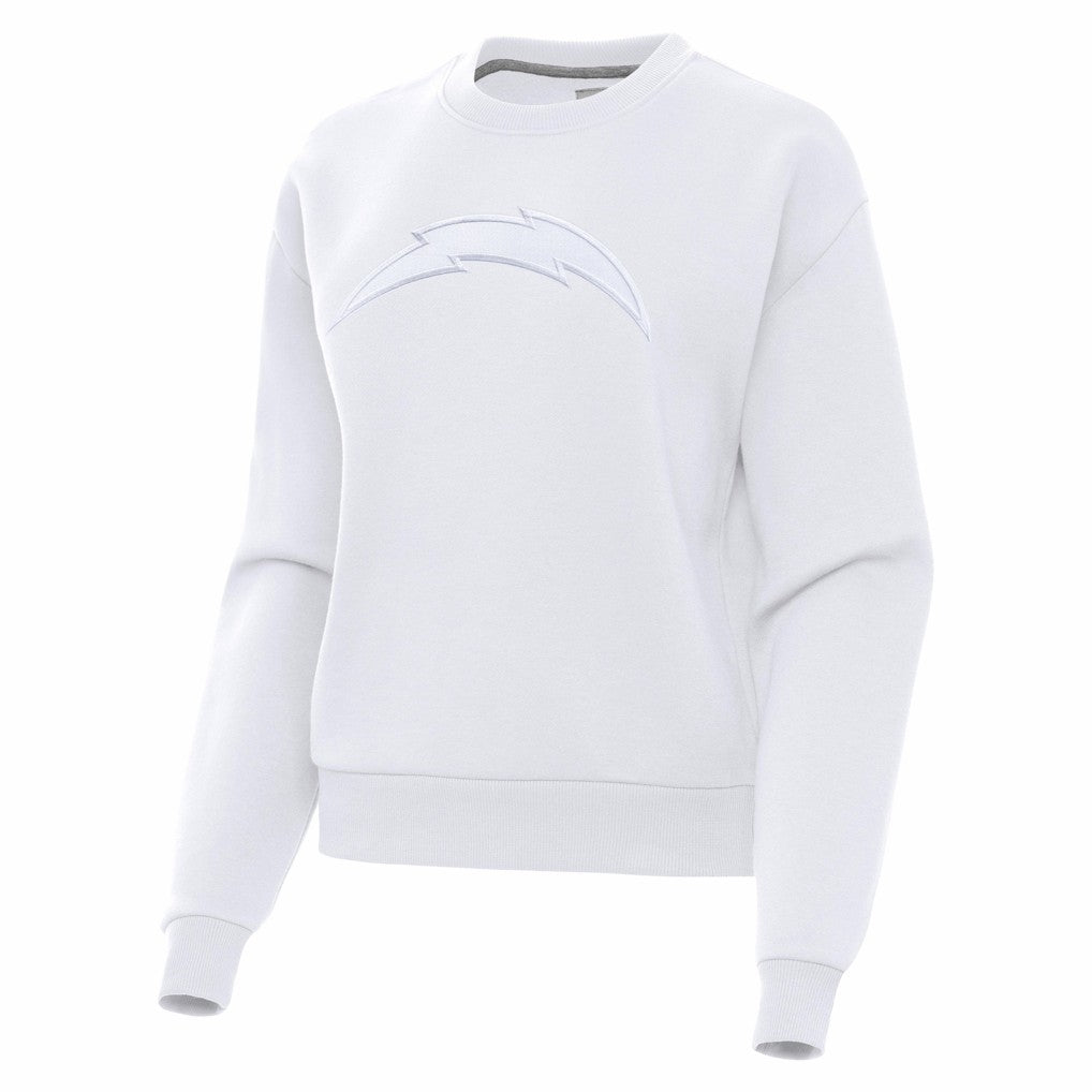 Los Angeles Chargers Antigua Women's Victory Pullover Sweatshirt - White online